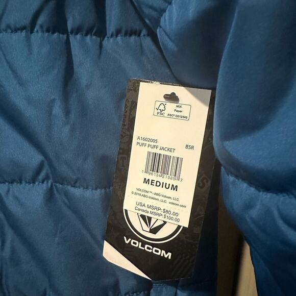 VOLCOM Puffer Jacket NWT sz M - Picture 10 of 10